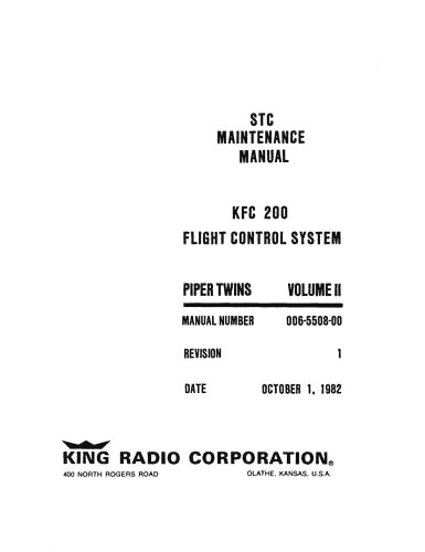 kfc 200 install manual