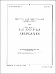 Boeing B-29, B-29A Erection and Maintenance Manual (part# AN 01-20EJ-2)