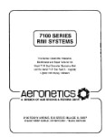Aeronetics 7100 Series RMI Systems Maintenance, Installation, Parts (part# 7100SER-M-P)