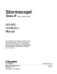 B.F. Goodrich WX-900 Installation Manual (part# 78-8060-6104-6)