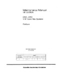 Bendix CNA-2010 VHF Com-Nav System Maintenance Manual (part# I.B-22010A)