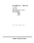 Bendix TPR-660 ATC Transponder System Installation Manual (part# I.B.2660)