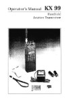 King KX-99 Handheld VHF Nav-ComM Maintenance/Installation Manual 1987 (part# 006-5680-00)