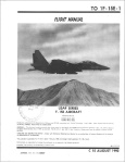 McDonnell Douglas F-15E Flight Manual (part# 1F-15E-1)