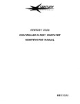 Century Flight Systems 2000 Controller-Flight Computer Maintenance Manual (part# 68S1033)