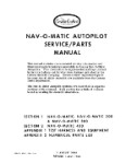 Cessna 200, 300, 400 Navomatic Autopilot Maintenance/Parts (part# D323-13)