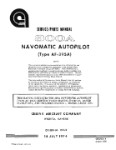 Cessna 300A Navomatic Autopilot AF-395A Maintenance With Parts (part# D4554-13)