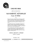 Cessna 300 Nav-Auto AF-394A 1973 Maintenance/Parts Manual (part# D4513-13)