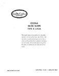 Cessna Glide Scope R-543A Maintenance Manual (part# D486-13)