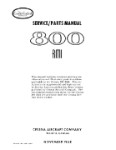 Cessna 800 RMI 1968 Maintenance & Parts Manual (part# D683-13)