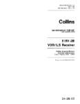 Collins 51RV-2B VOR-ILS Receiver 1968 Overhaul Manual with Illustrated Parts List (part# 523-0760757-871)