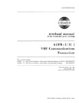 Collins 618M-1-1( ) VHF Comm Transceiver Overhaul Manual (part# 523-0755816-601)