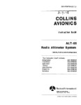 Collins ALT-55, ALT-55B & ALI-55-55A 1978 Instruction Book (part# 523-0766794-003)