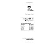 Collins TDR-90 Transponder 1978 Instruction Book (part# 523-0765128-008)