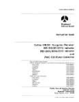 Collins VIR351, IND-350-351-351C, PWC150 Instruction (part# 523-0766030-003)