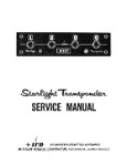 IFD Starlight Transponder Maintenance Manual (part# IFSTARLIGHT-M-C)