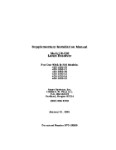 II Morrow Inc Model R-50i Loran Receiver1991 Supplementary Installation Manual (part# 570-1026B)