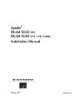 II Morrow Inc Apollo SL50, 60 GPS 1997 Installation Manual (part# 560-0957-00)