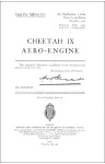 Cheetah IX Engine Maintenance Manual (part# AP 1526A)