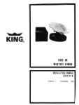 King KWX 56 Weather Radar Installation Manual (part# 006-0191-01)