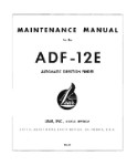 Learjet ADF-12E Series Maintenance Manual (part# TM-38)