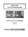 McCoy Avionics MAC 1700 Control-Display Unit Maintenance/Installation (part# 46-01445-000-C)