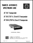 Narco AT50, AT50A Transponder Maintenance Manual (part# 03604-602)