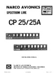 Narco CP25-25A, CP-25B, C 1971 Installation Manual (part# 03711-0620)