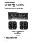 Narco Mark 12D TSO Nav-Com Maintenance, Operation, Installation (part# 03118-0600)