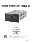 Narco Mark III Omnigator 1965 Maintenance Manual (part# 3076-600)