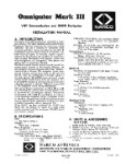Narco Mark III Omnigator 1966 Installation Manual (part# 3076-621)