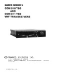 Narco COM 810 TSO, COM 811 TSO VHF Installation Manual (part# 03114-0600)