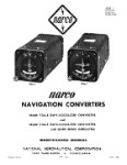 Narco VOA-4 & 5 1963 Maintenance Manual (part# MM-203)
