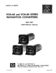 Narco VOA40-50 Nav Converters 1970 Maintenance Manual (part# 3206-601)