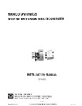 Narco VRP-48  VHF Antenna Multicoupler Installation 1977 (part# 03739-0620)