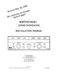 Northstar Avionics Northstar M1 Loran Navigator Installation Manual (part# GM295)
