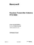 RCA - Primus - Honeywell - Sperry RTA-1003 1980 Maintenance Manual (part# 188023109)