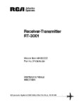RCA - Primus - Honeywell - Sperry RT-3001 Receiver-Transmitter 1978 Maintenance Manual (part# IB8029084)
