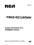 RCA - Primus - Honeywell - Sperry Primus 400 Color Radar  1977 System Description & Installation Manual (part# IB8029076)