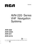 RCA - Primus - Honeywell - Sperry AVN-220, -220A, -221, -221A Maintenance/Installation Manual (part# 1B8029013)