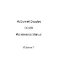 McDonnell Douglas DC-6B Eastern Airlines Maintenance Manual (part# MCDC6B--M-C)