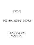McDonnell Douglas MD-80, MD82, MD83 (DC-9) 1990 Operating Manual (part# MCMD80-90-OP)