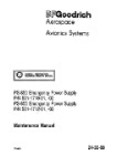 B.F. Goodrich PS-850/855 Emergency Power Supply Maintenance Manual (part# TP-483)