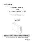 Grimes Flashtube Power Supply 1974 Overhaul Manual With Illustrated Parts (part# 33-40-58)