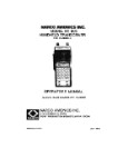 Narco HT 800 Handheld Transceiver Operators Manual 1983 (part# 03116-0620)