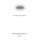 Cirrus Aircraft Engine Instruction/Parts/Overhaul 1929 (part# CICIRRUS-IN-C)