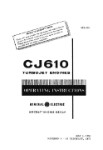 General Electric Company CJ 610 Operating Instructions 1967 (part# SEI-188)