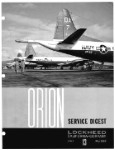 Lockheed P-3 Service Digest 1966 (part# LHP3-SD-C)