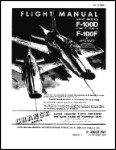 North American F-100D, F-100F Flight Manual (part# 1F-100D-1)