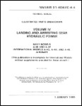 McDonnell Douglas A-4E, A-4F, A-4G, A-4H, A-4K Hydraulic Power, Landing and Arresting Gear (part# NAVAIR 01-40AVC-4-4)